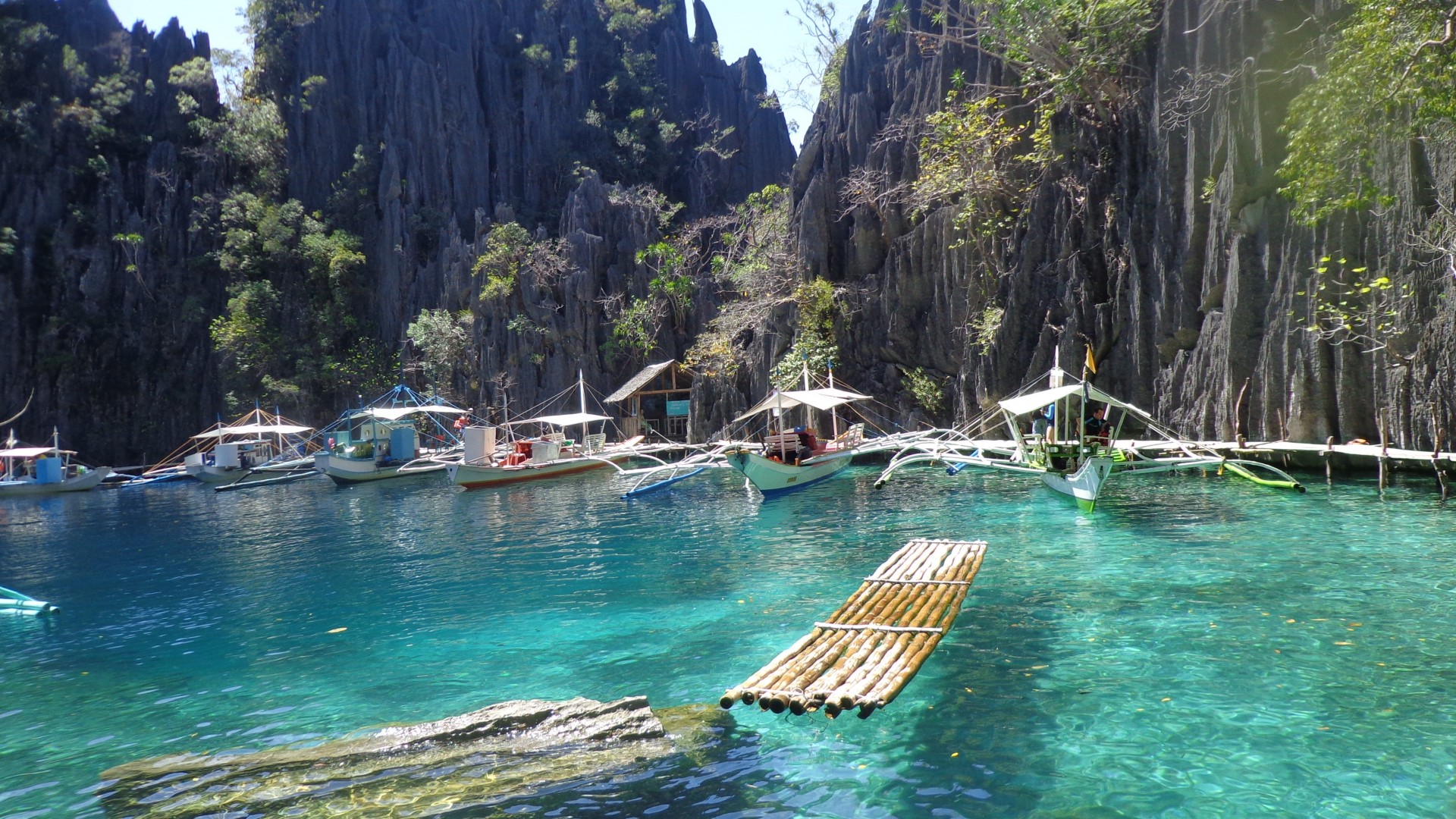 Twin lagoon coron palawan wallpaper hd