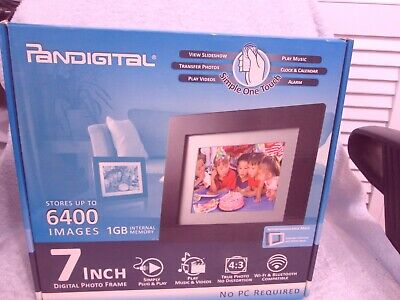 Pan digital digital photo frame no pc required holds images new in box