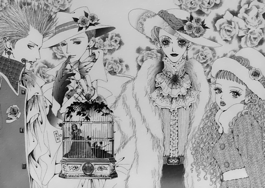 Paradise kiss wallpaper bw by ciarly on