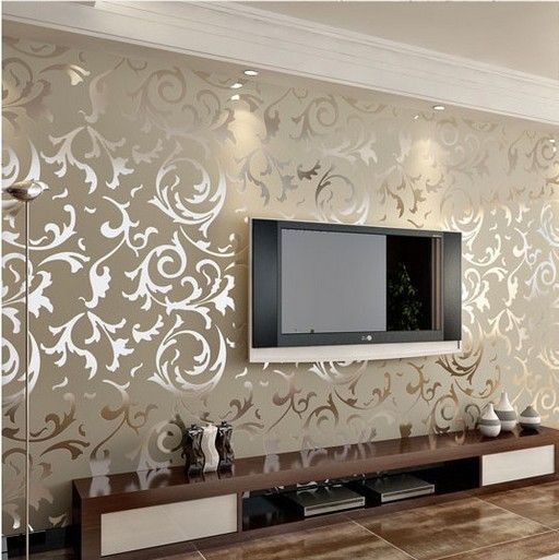 Beautiful rooms featurg marble wallpaper and other faux fishes trendy livg room wallpaper wallpaper livg room livg decor