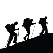 Hasil gambar untuk simbol pecinta alam silhouette silhouette art hiking logo