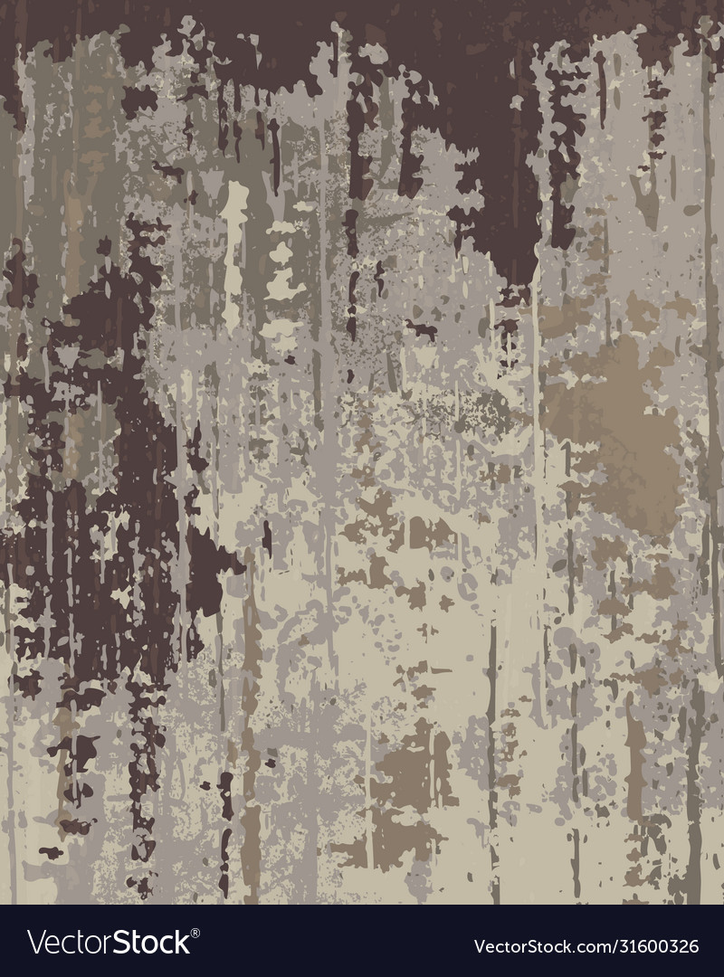 Old wallpaper texture peeling paint layers vector image