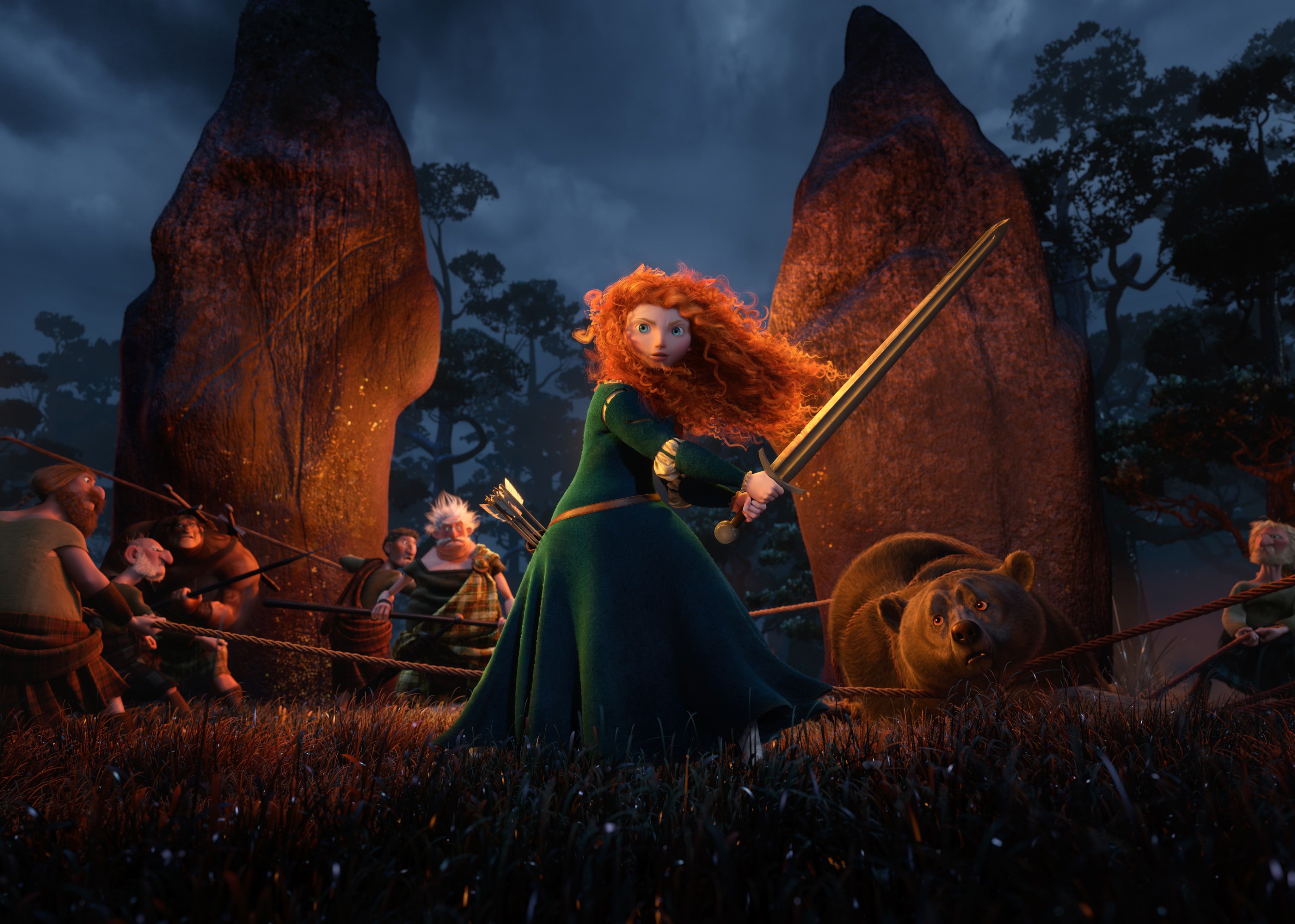 Merida animation k pixar brave k wallpaper hdwallpaper dktop brave movie merida brave merida