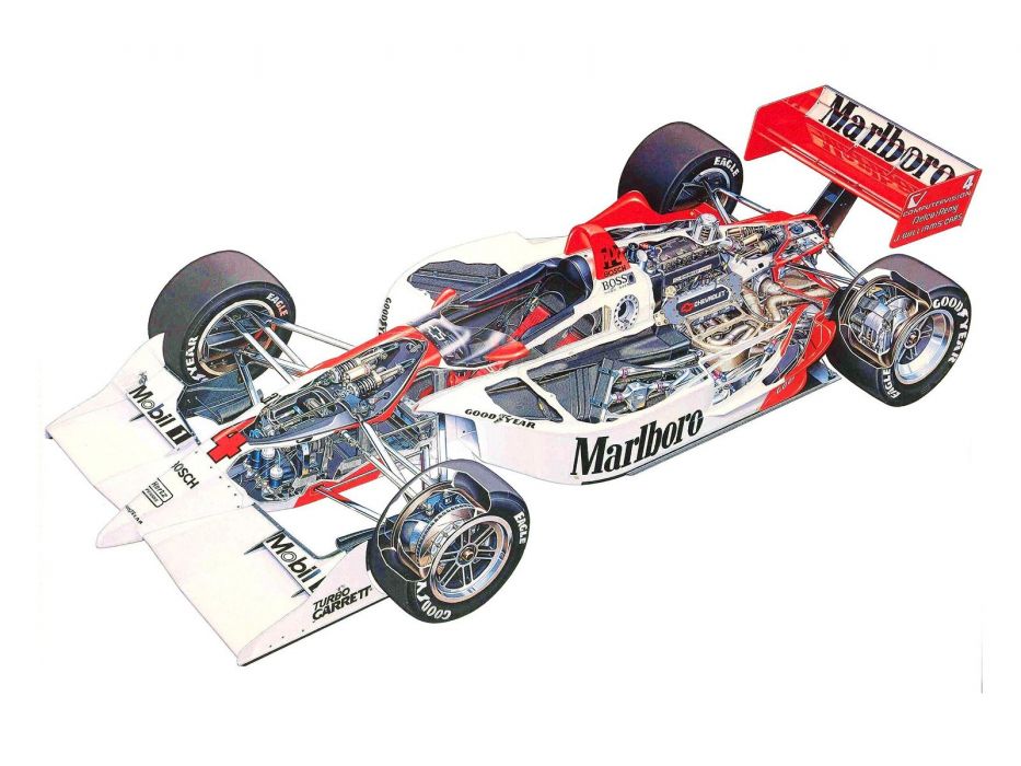 Indy cars sportcars cutaway technical penske pc wallpaper x