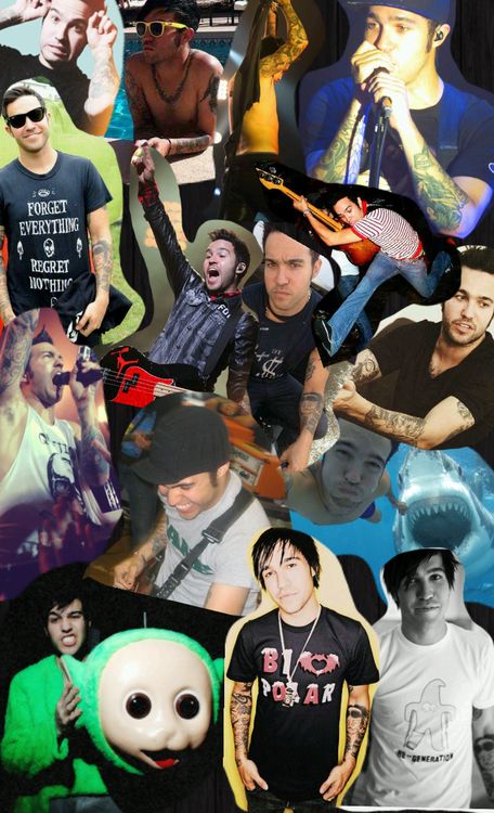 Collage save rock and roll peter wentz pete wentz