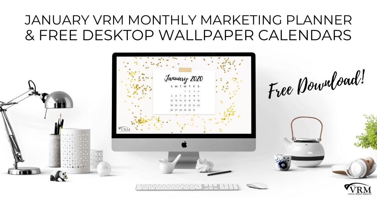 January vrm monthly marketing planner and free desktop wallpaper calendars