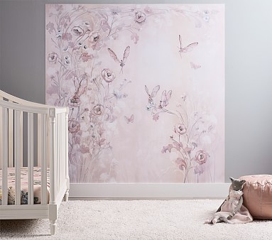 Monique lhuillier fairy mural pottery barn kids