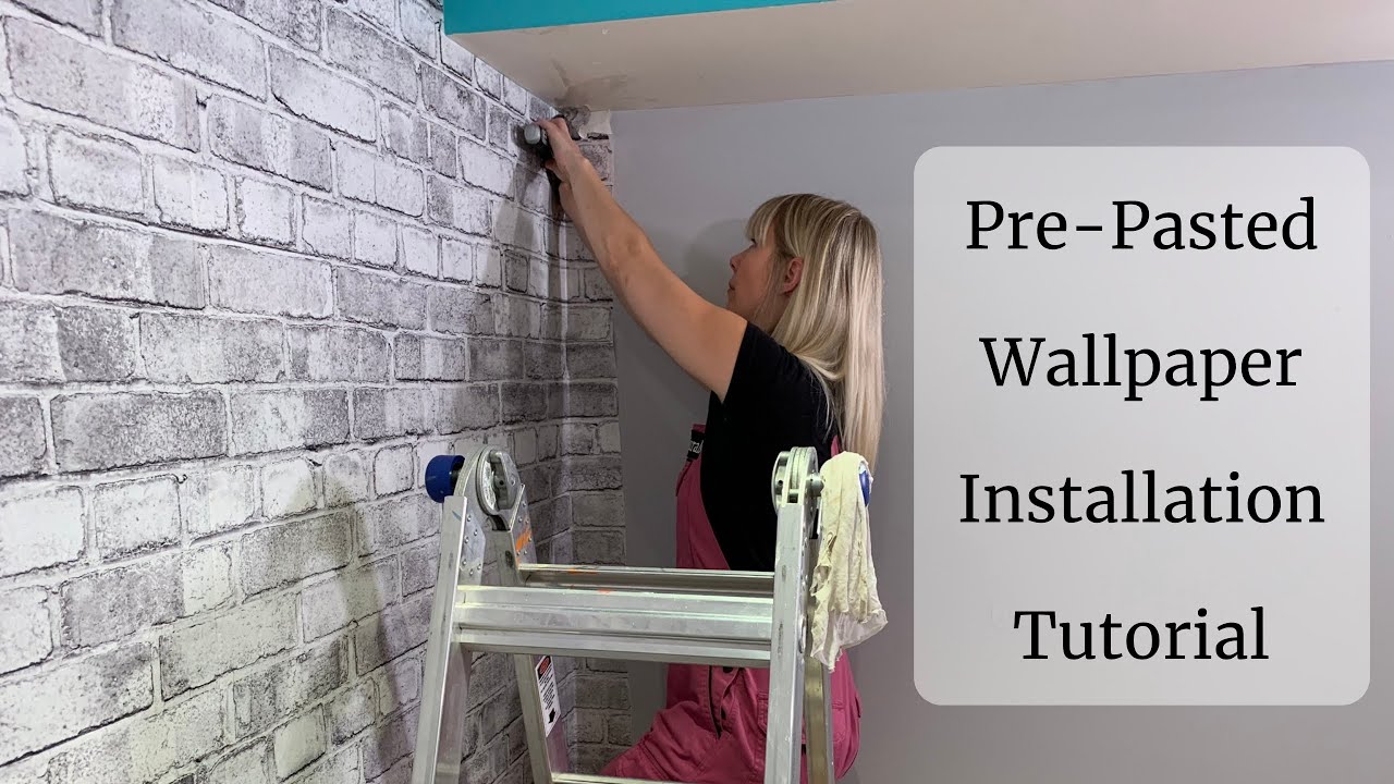 How to Hang Prepasted Wallpaper by Yourself 