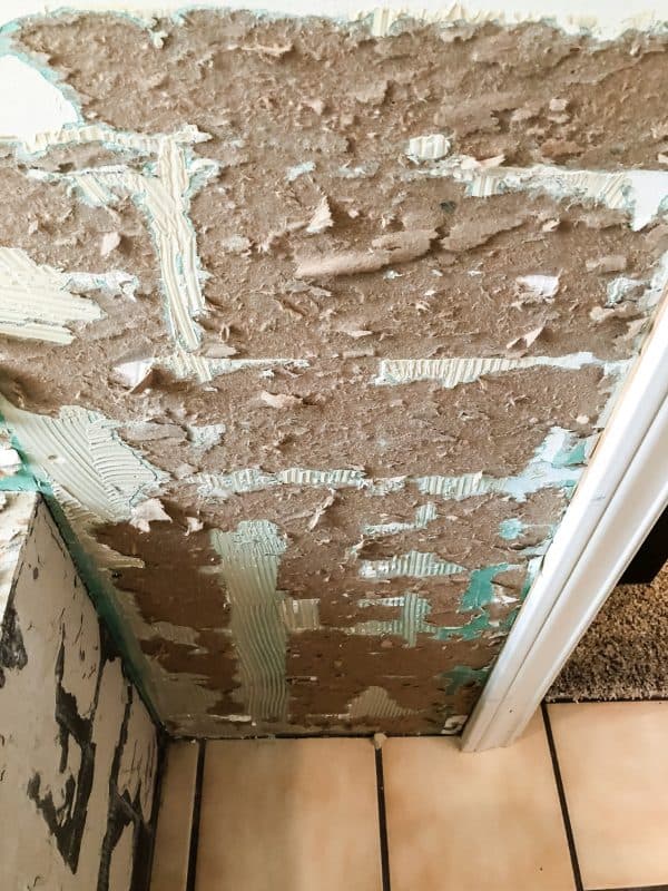 Repair torn drywall paper with zinsser gardz sealer