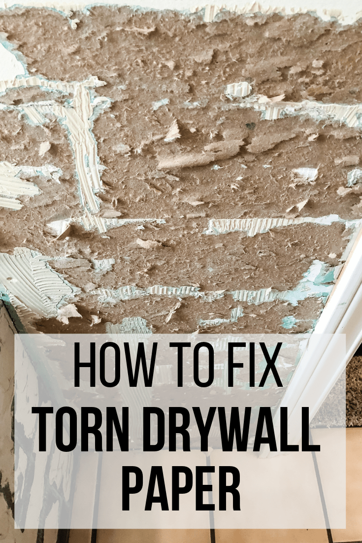 Repair torn drywall paper with zinsser gardz sealer tile removal home repair cleaning painted walls