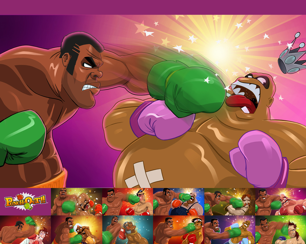 Punch out wallpaper x by painbooster on