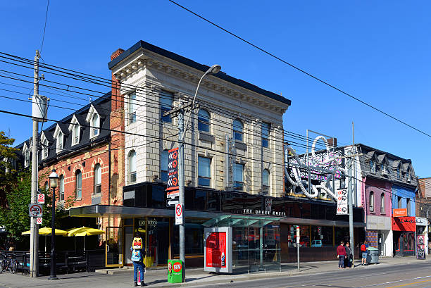 Toronto queen street stock photos pictures royalty