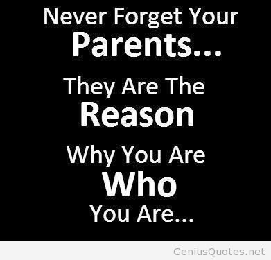 Nice quotes about parents