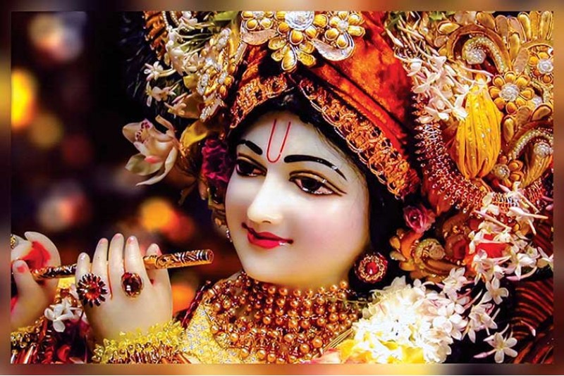 Iskcon krishna hd photo wallpaper canvas for home decor