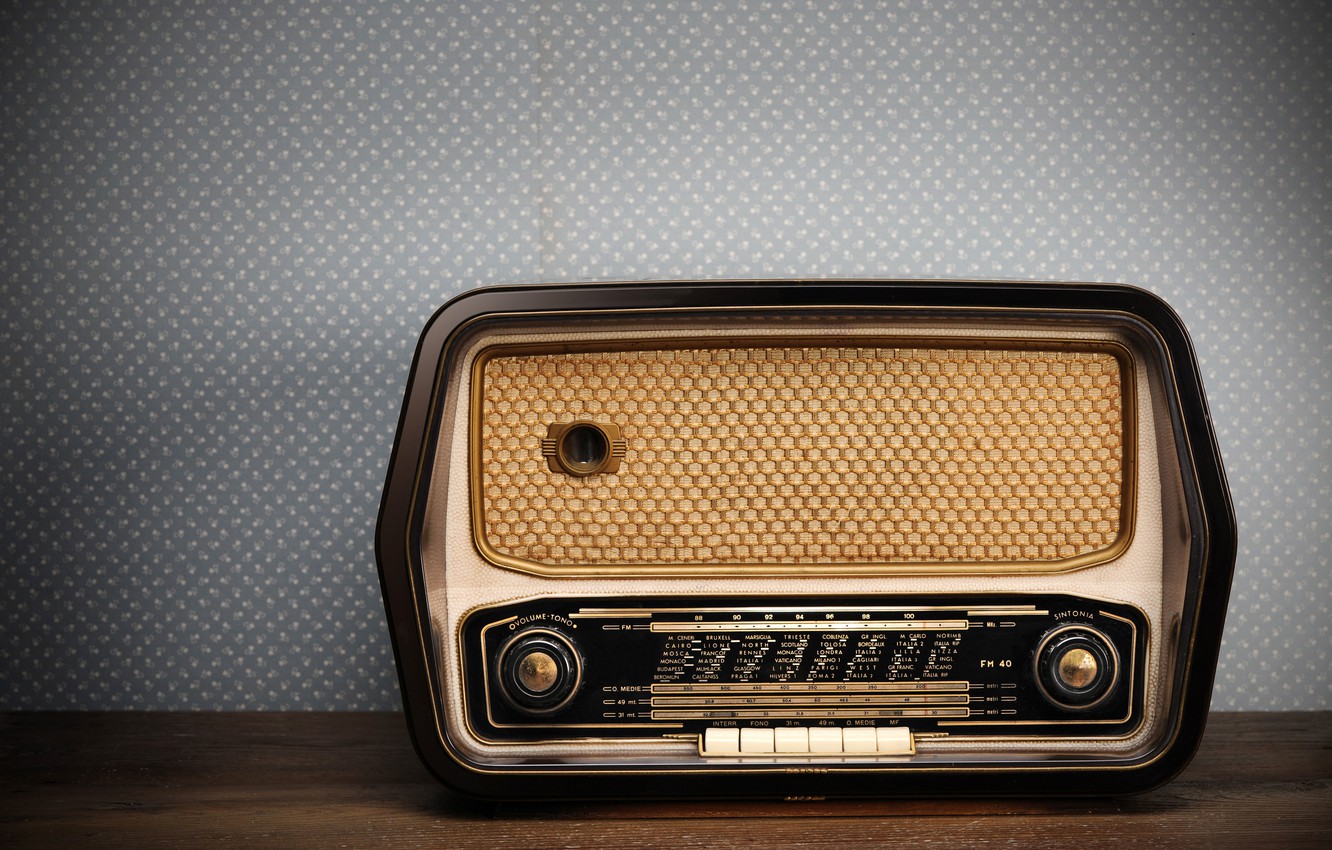 Wallpaper style retro old radio images for desktop section ñðð