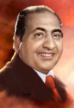 Mohammad rafi classic ii singer poster large print on x inches fine art print