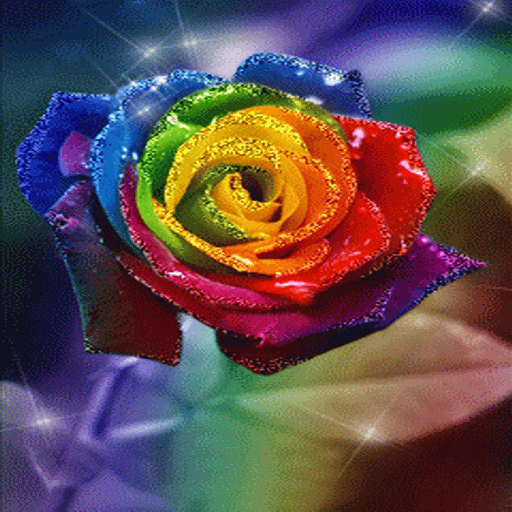 Rainbows roses live wallpaperappstore for android