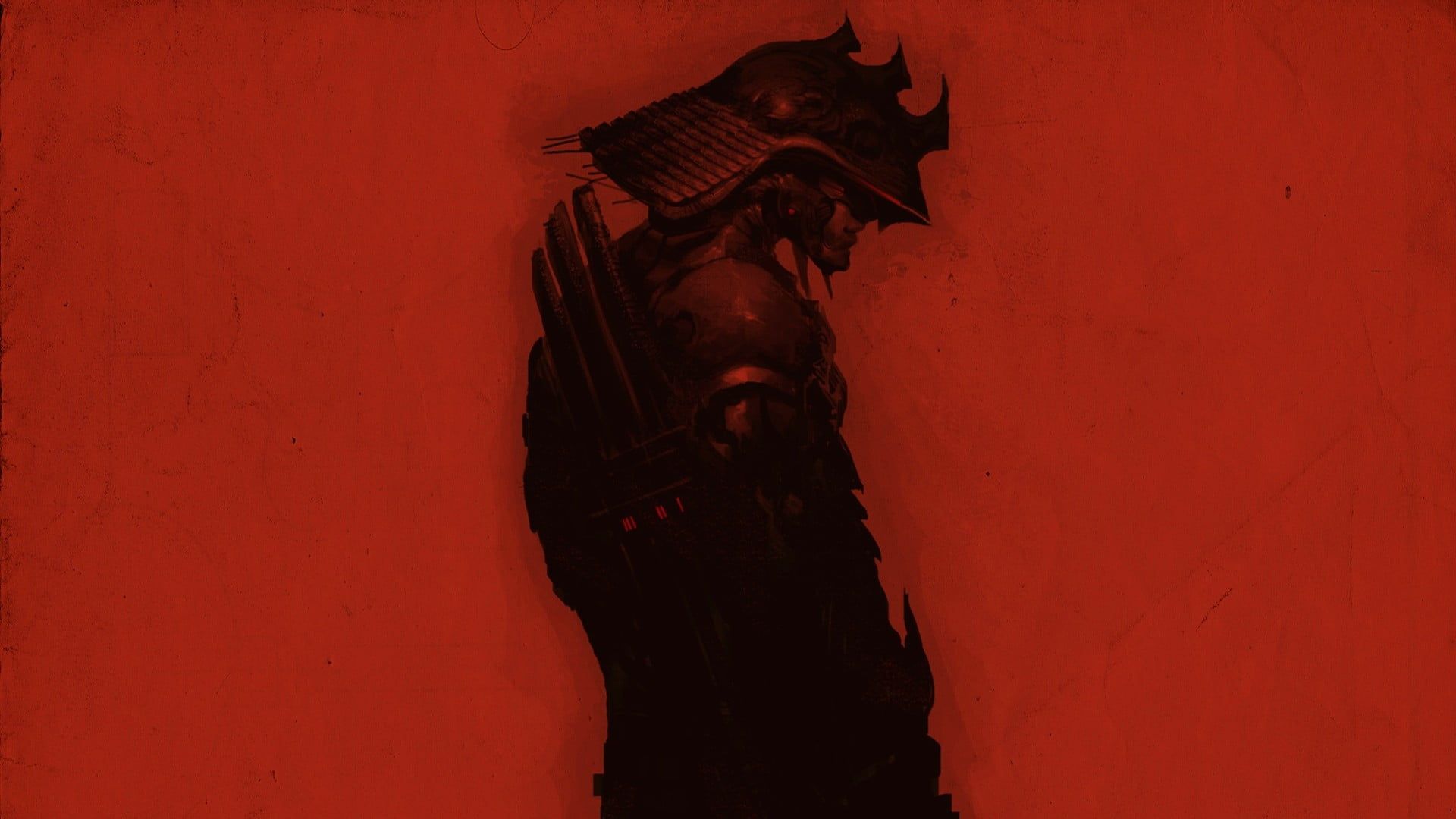 Samurai artwork red warrior fantasy art red background p wallpaper hdwallpaper desktop fantasy art samurai artwork fantasy art warrior