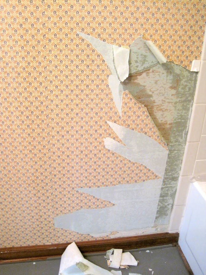 Step by step wall paper removal â ugly duckling house