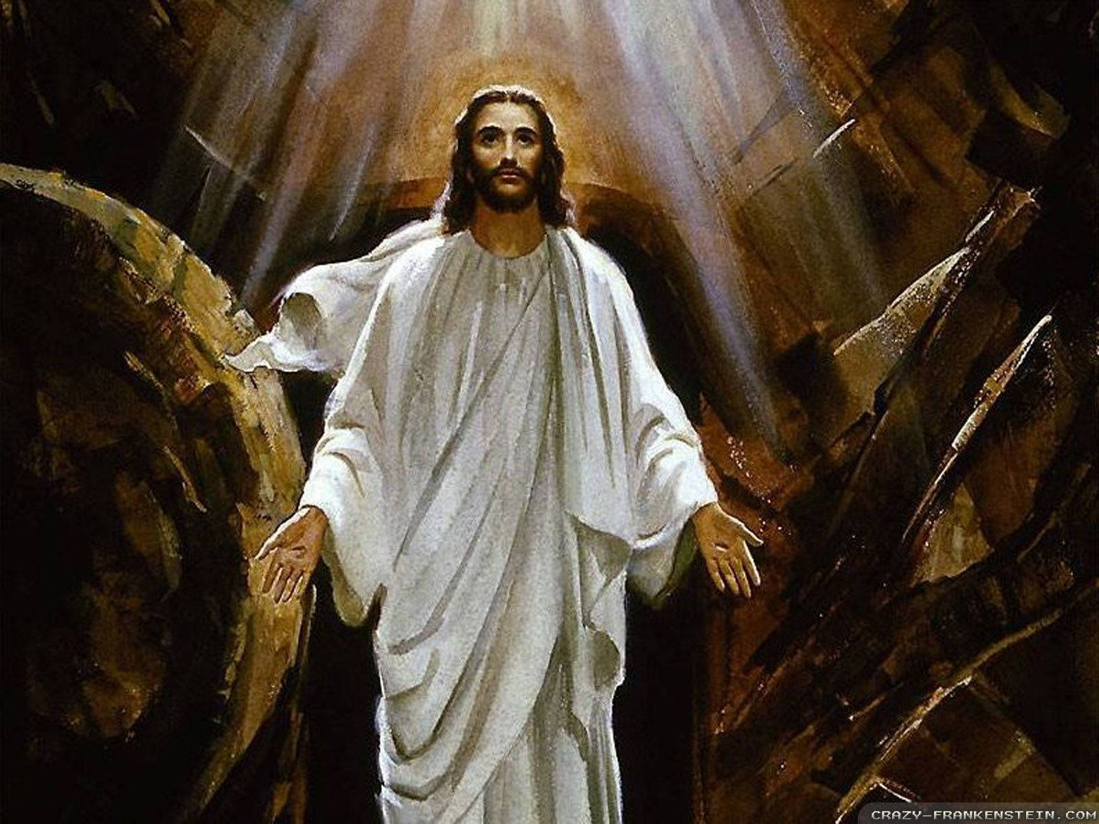 Download painting of jesus christ resurrection wallpaper