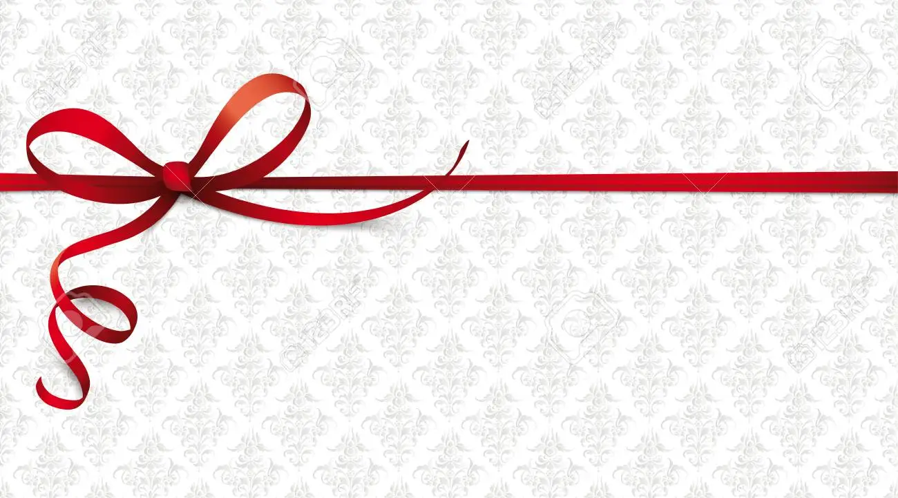 Red ribbon wallpaper with ornaments royalty free svg cliparts vectors and stock illustration image