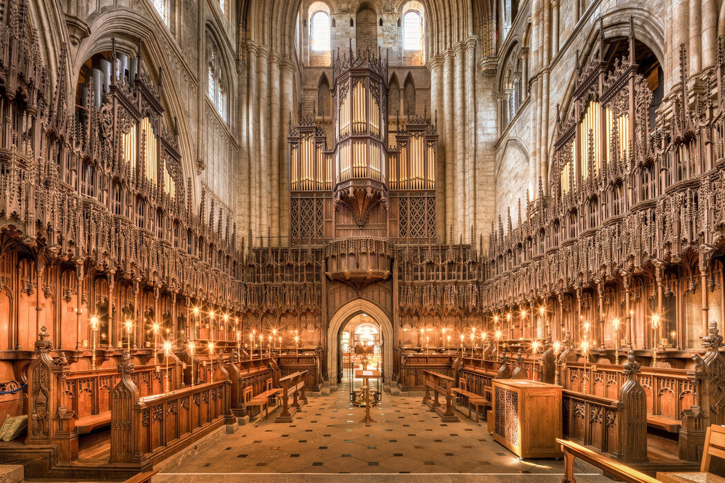 Ripon cathedral â extraordinary wall muralâ