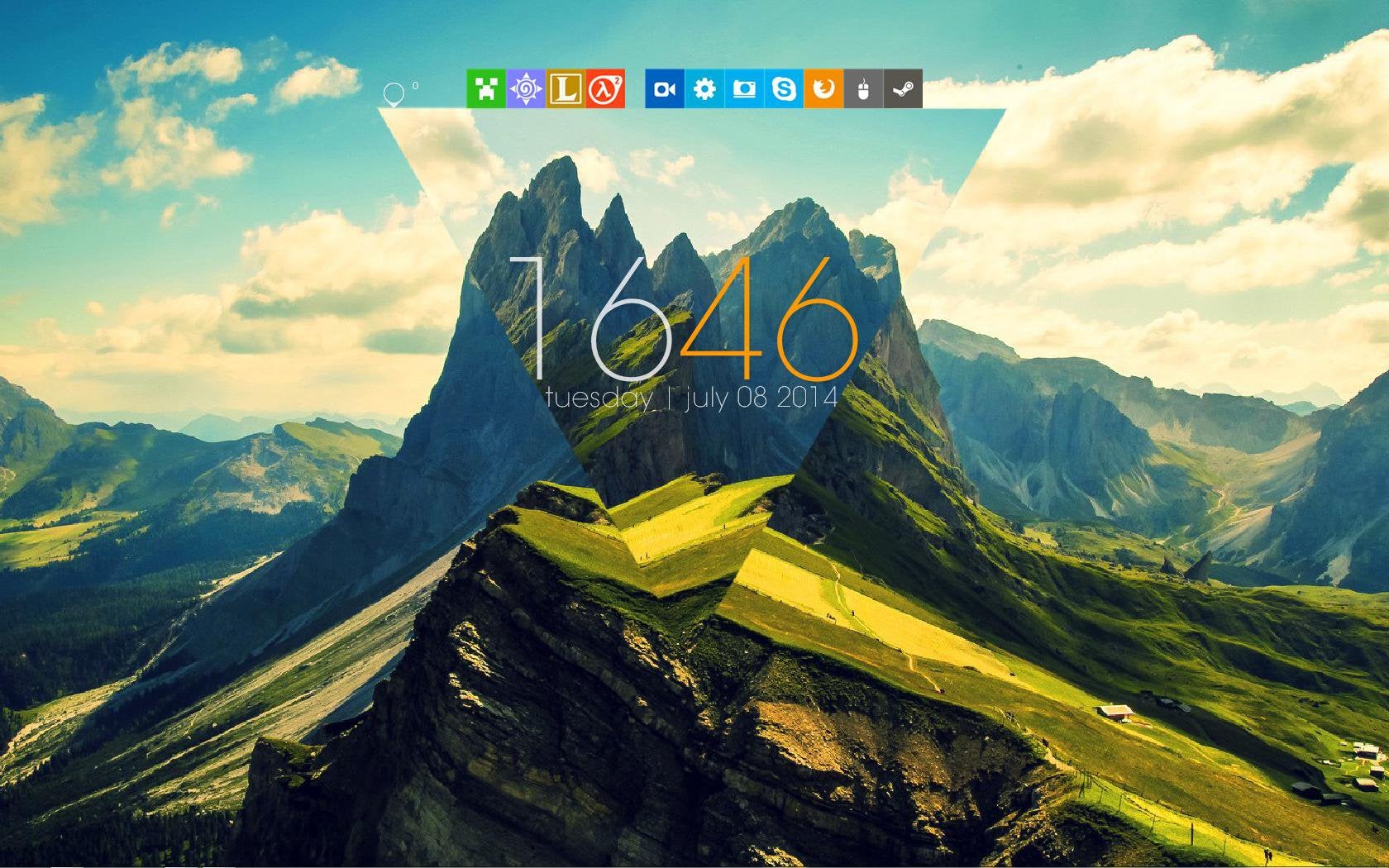 Rocketdockrainmeter setup thoughts rrainmeter