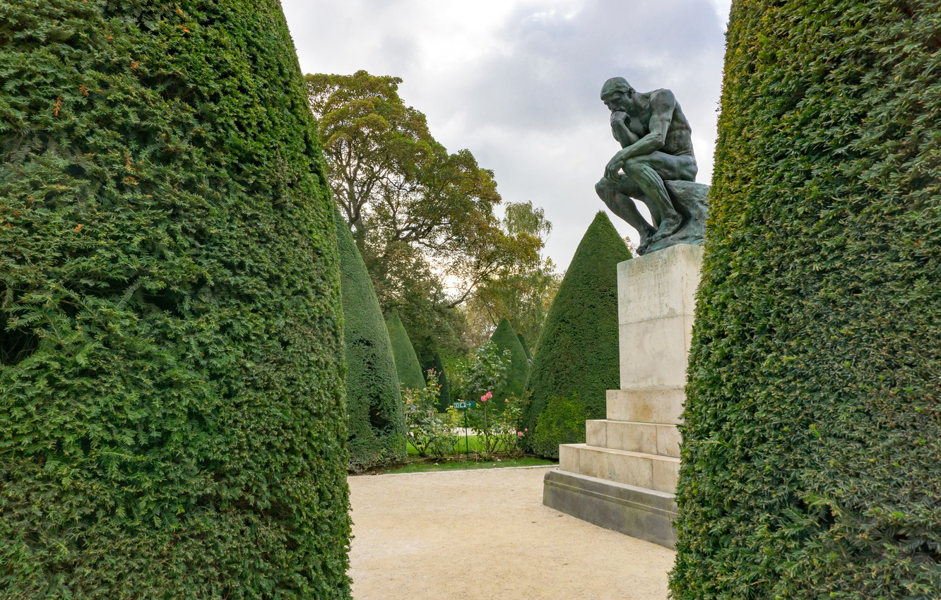 Wallpaper park france paris sculpture thinker auguste rodin images for desktop section ððñðð