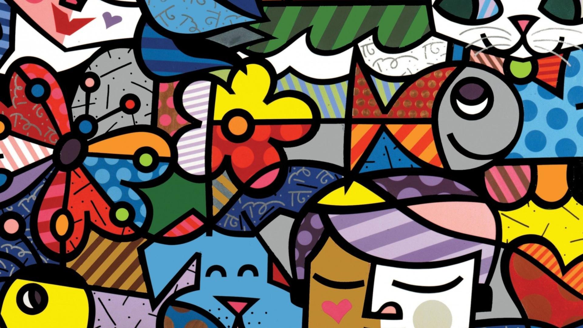 Romero britto wallpapers