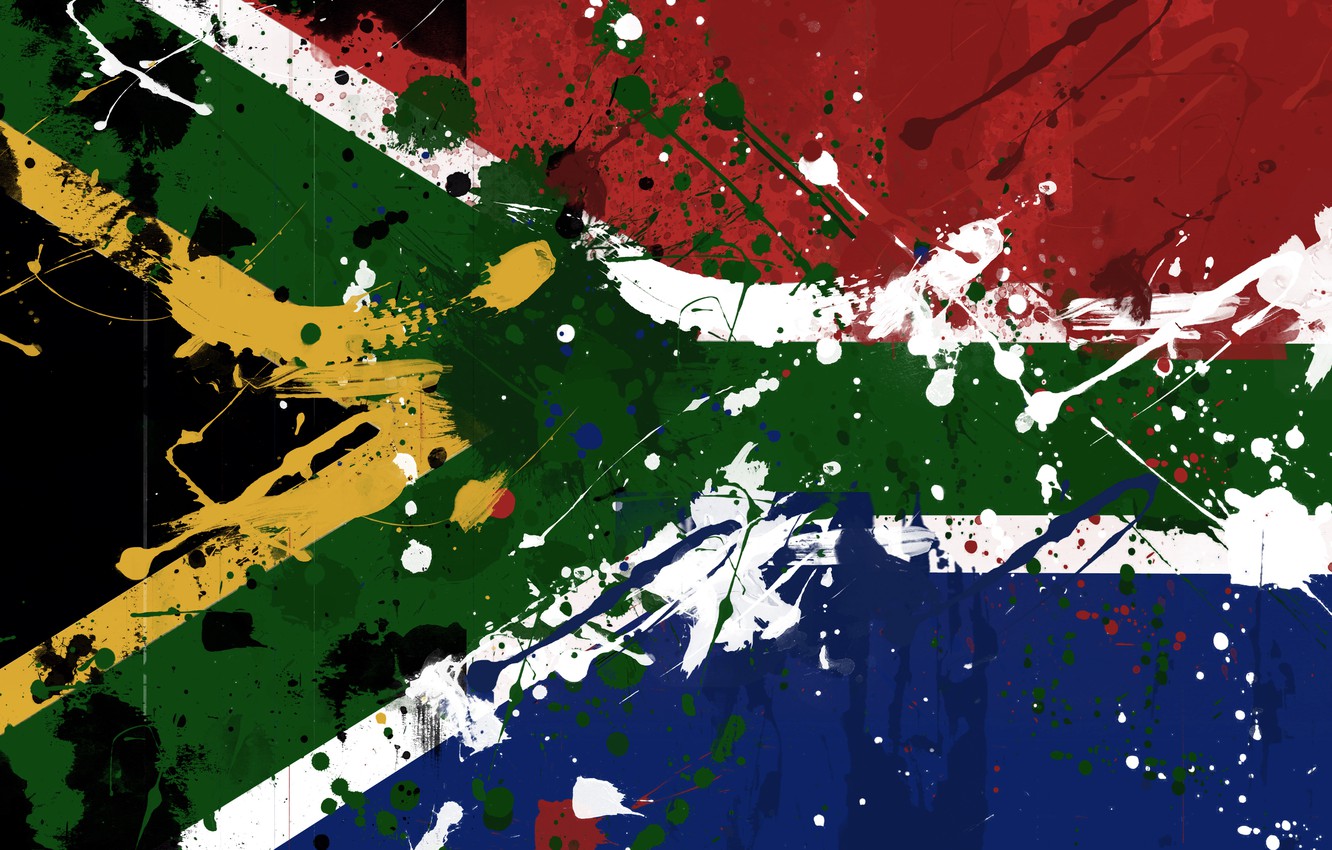 Wallpaper paint flag africa south africa flag images for desktop section ñðµðºñññññ