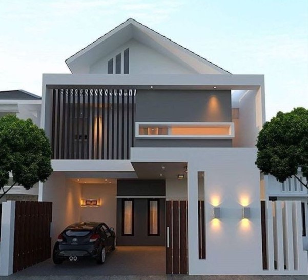 Desain rumah impian sederhana yang cantik dan elegan