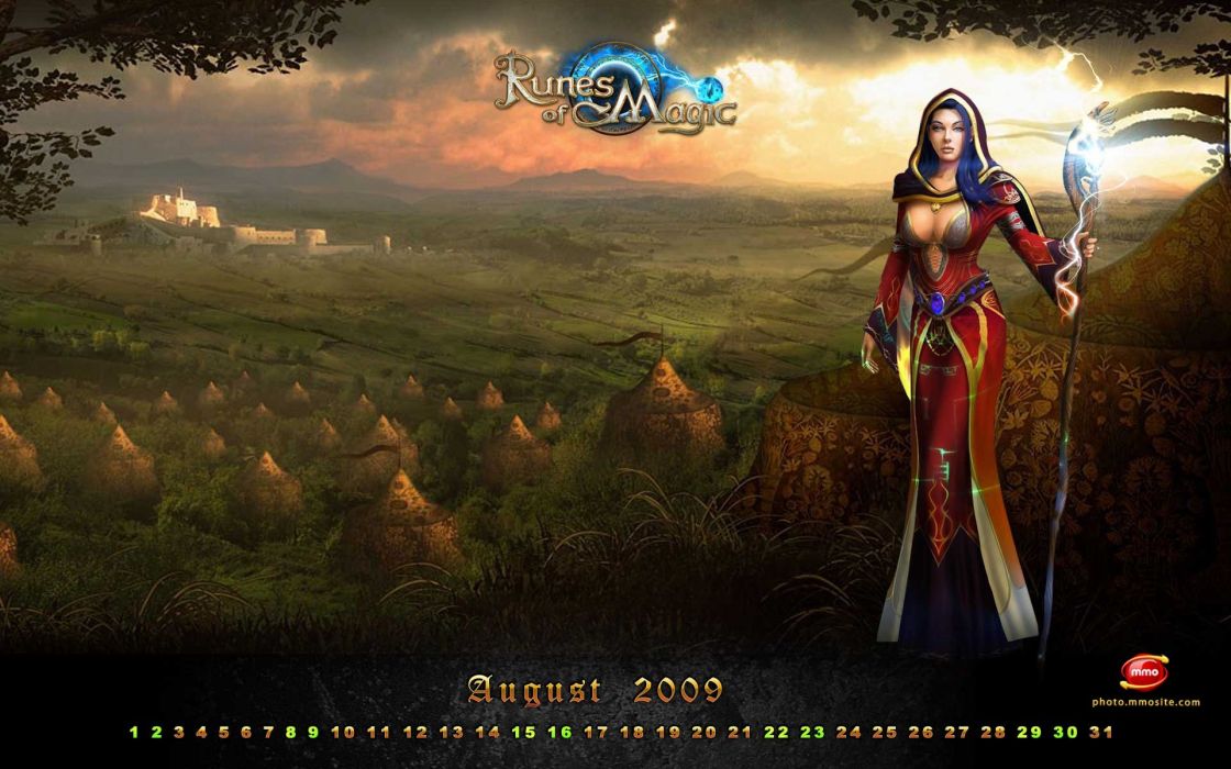 Runes of magic mmo rpg fantasy fighting wallpaper x