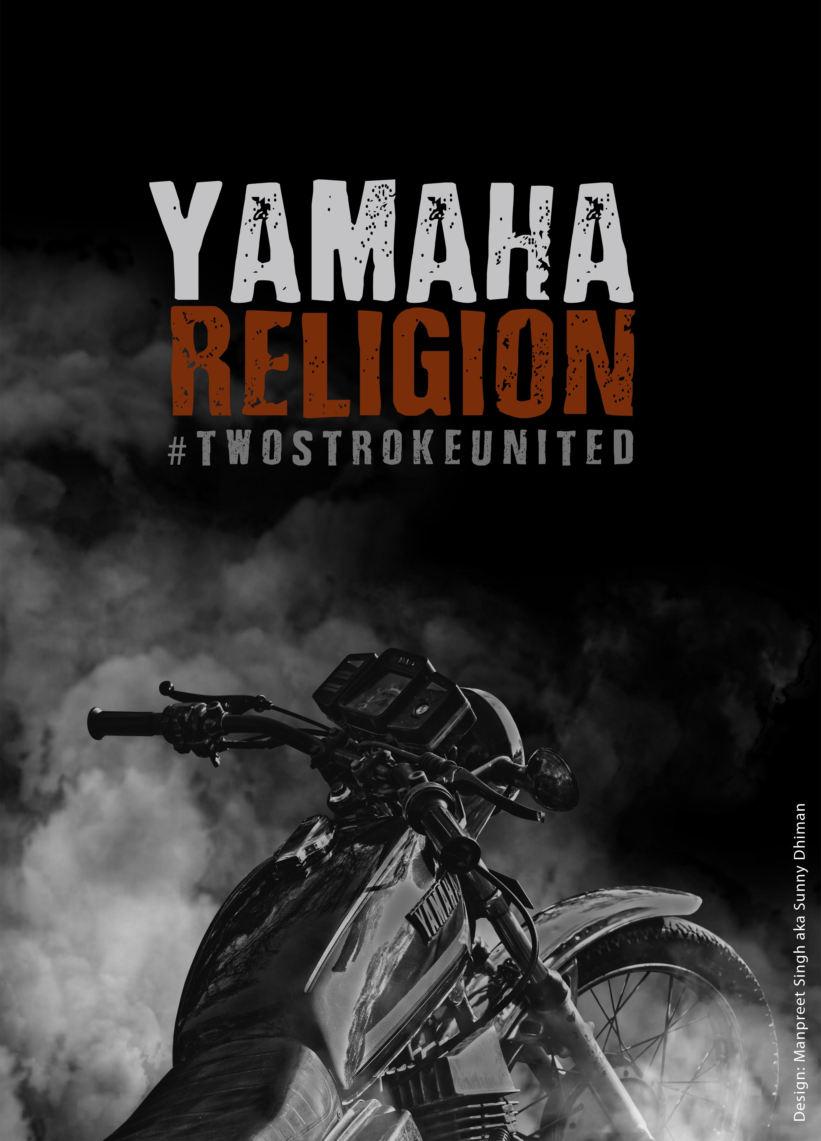 Smokey new wallpaper for rx fans from two stroke united motorcycle club patiala twostrokeunited instagramcomtwoâ yamaha motorcycles yamaha logo yamaha bikes