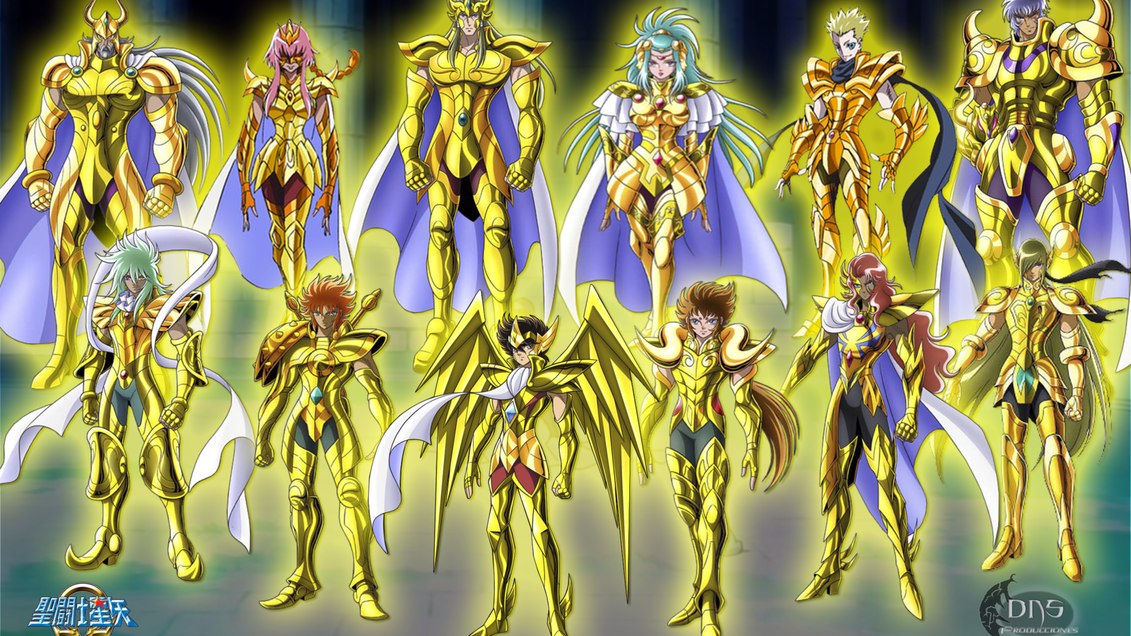 Gold Saints, Seiyapedia