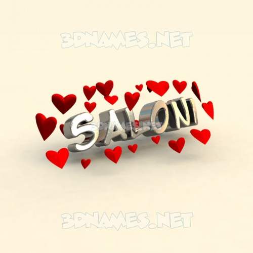 Preview of in love d name for saloni