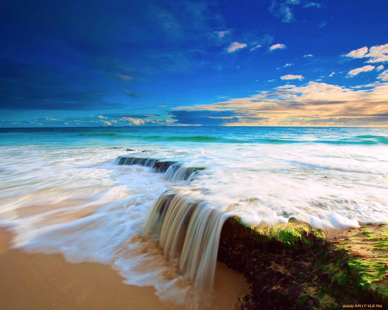 Ile beach landscape sea download the picture for free