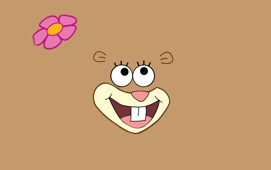 Sandy cheeks spongebob painting spongebob cartoon wallpaper