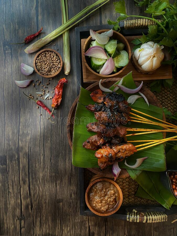 Sate background stock photos