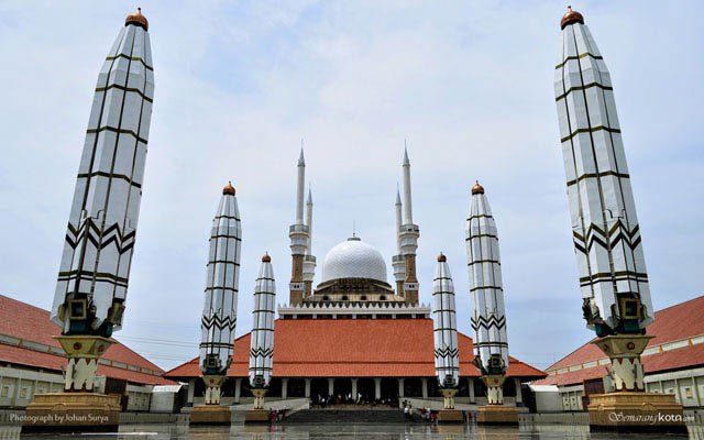 Wallpaper masjid agung jawa tengah semarang semarang kota