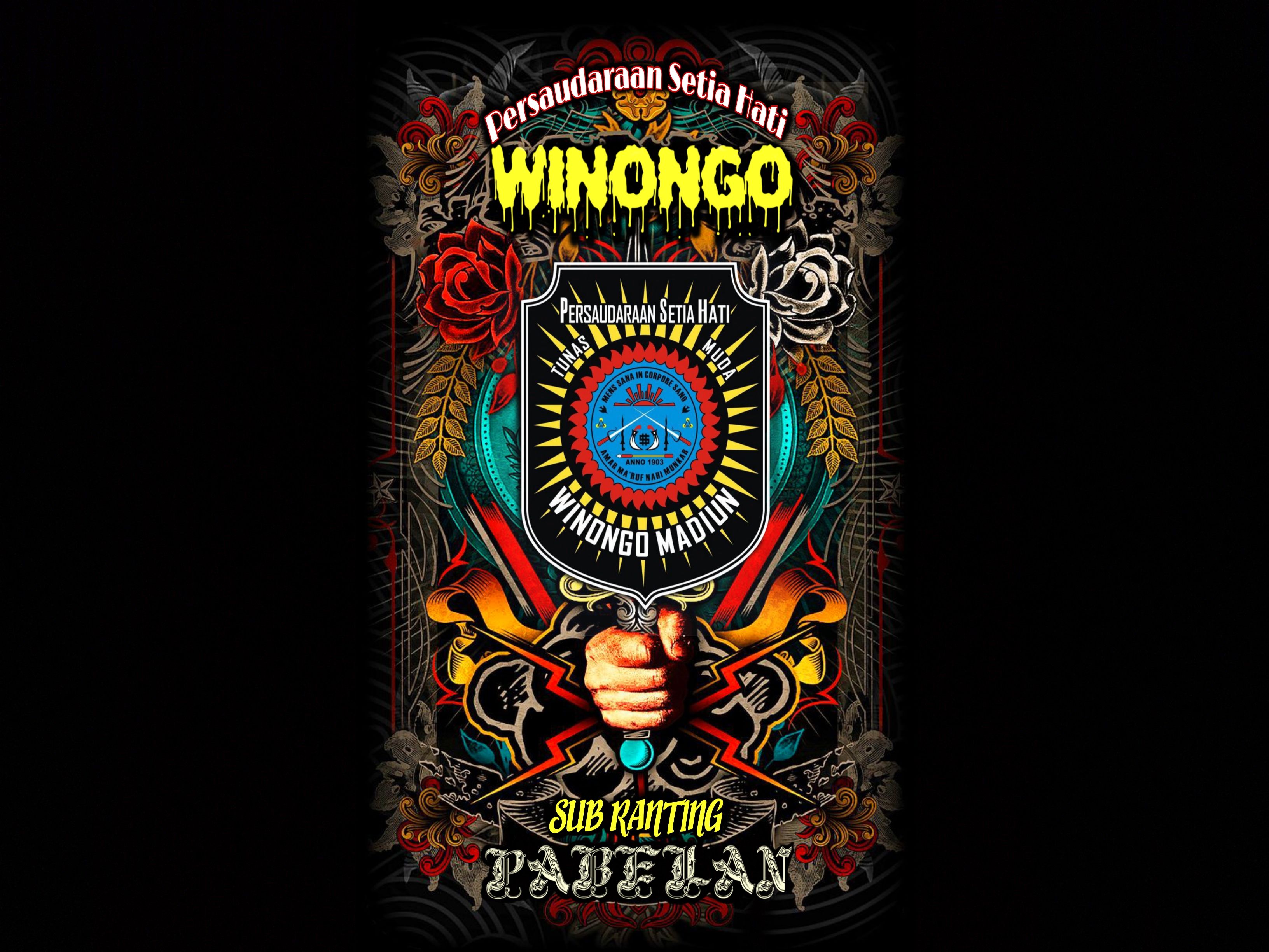 Logo sh winongo in pencak silat desain