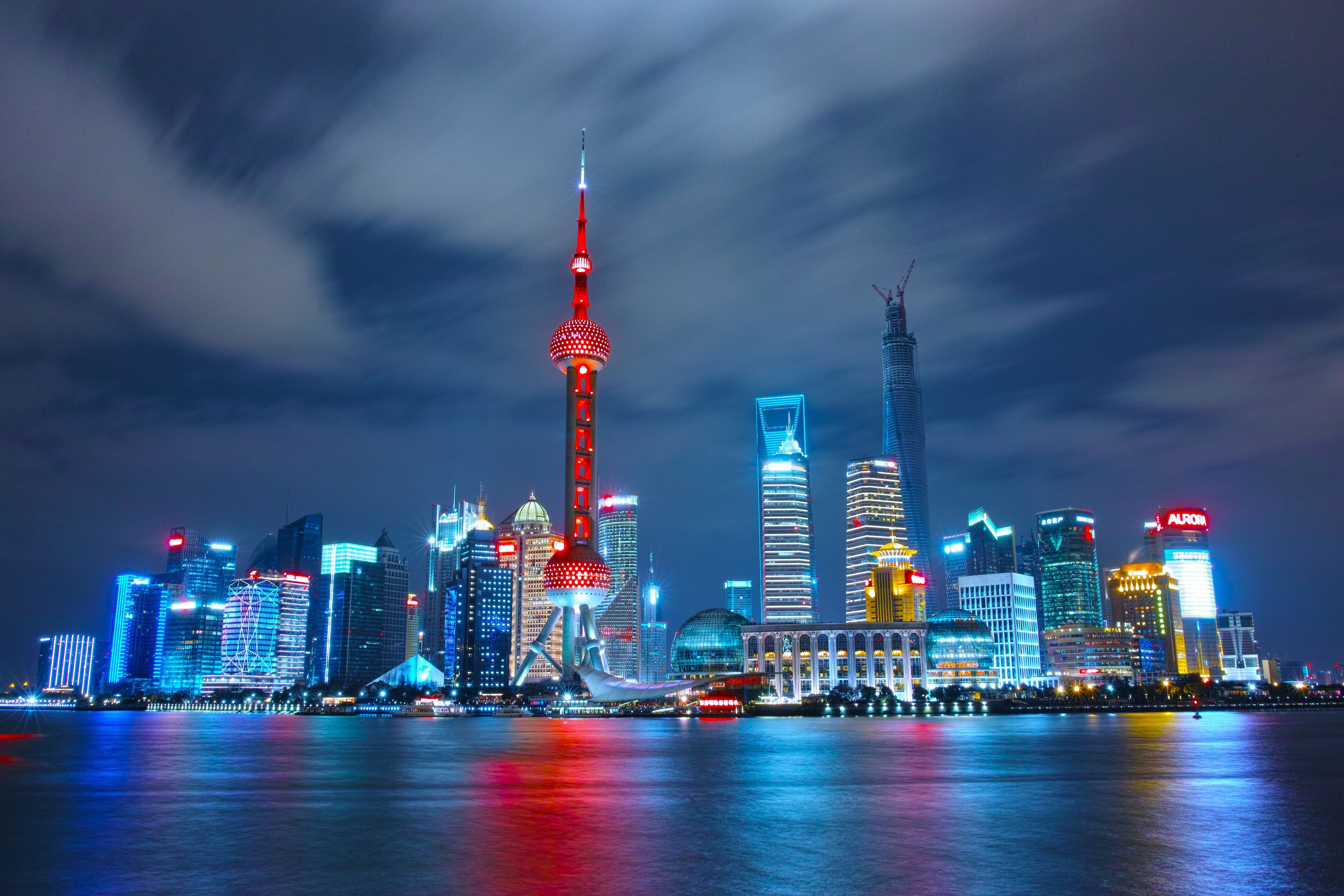 Shanghai skyline wallpapers