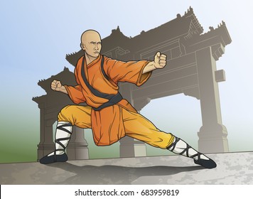Shaolin kung fu images stock photos vectors