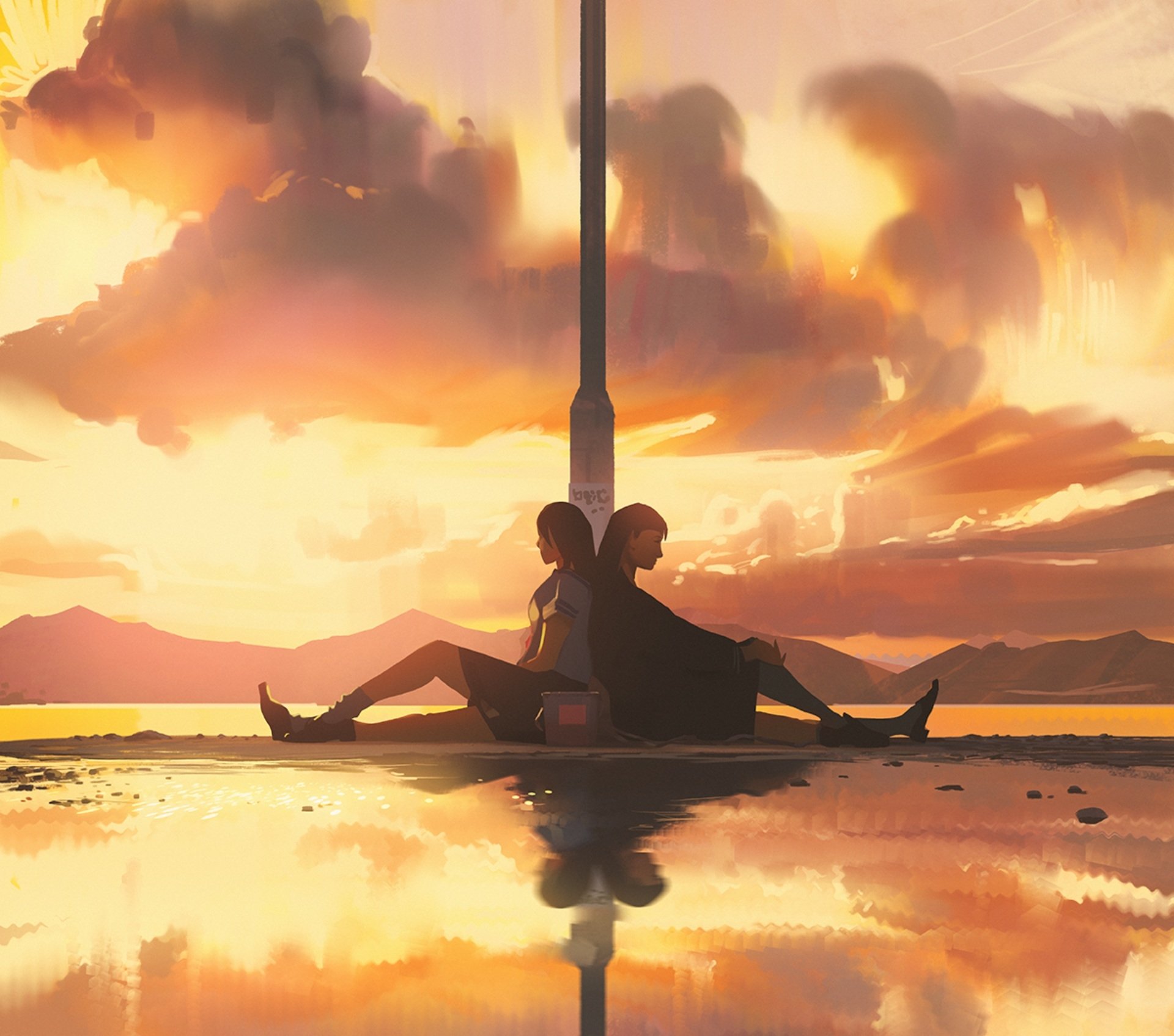 Two sides by atey majeed ghailan