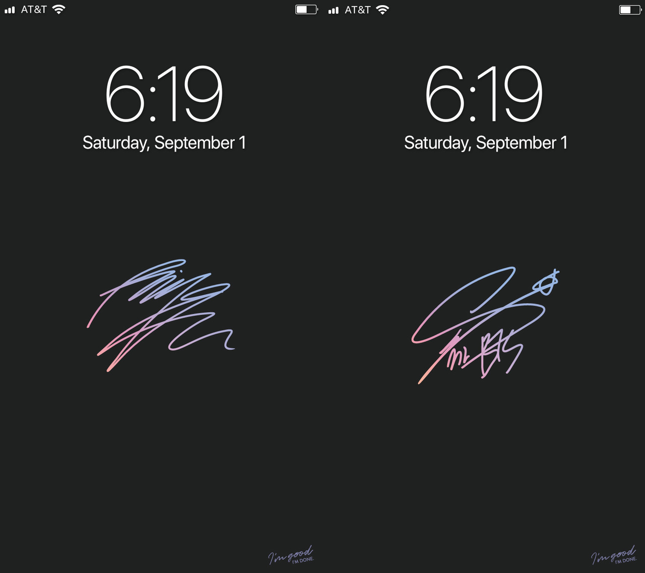 Download Blackpink Cartoon With Signature Wallpaper | Wallpapers.com