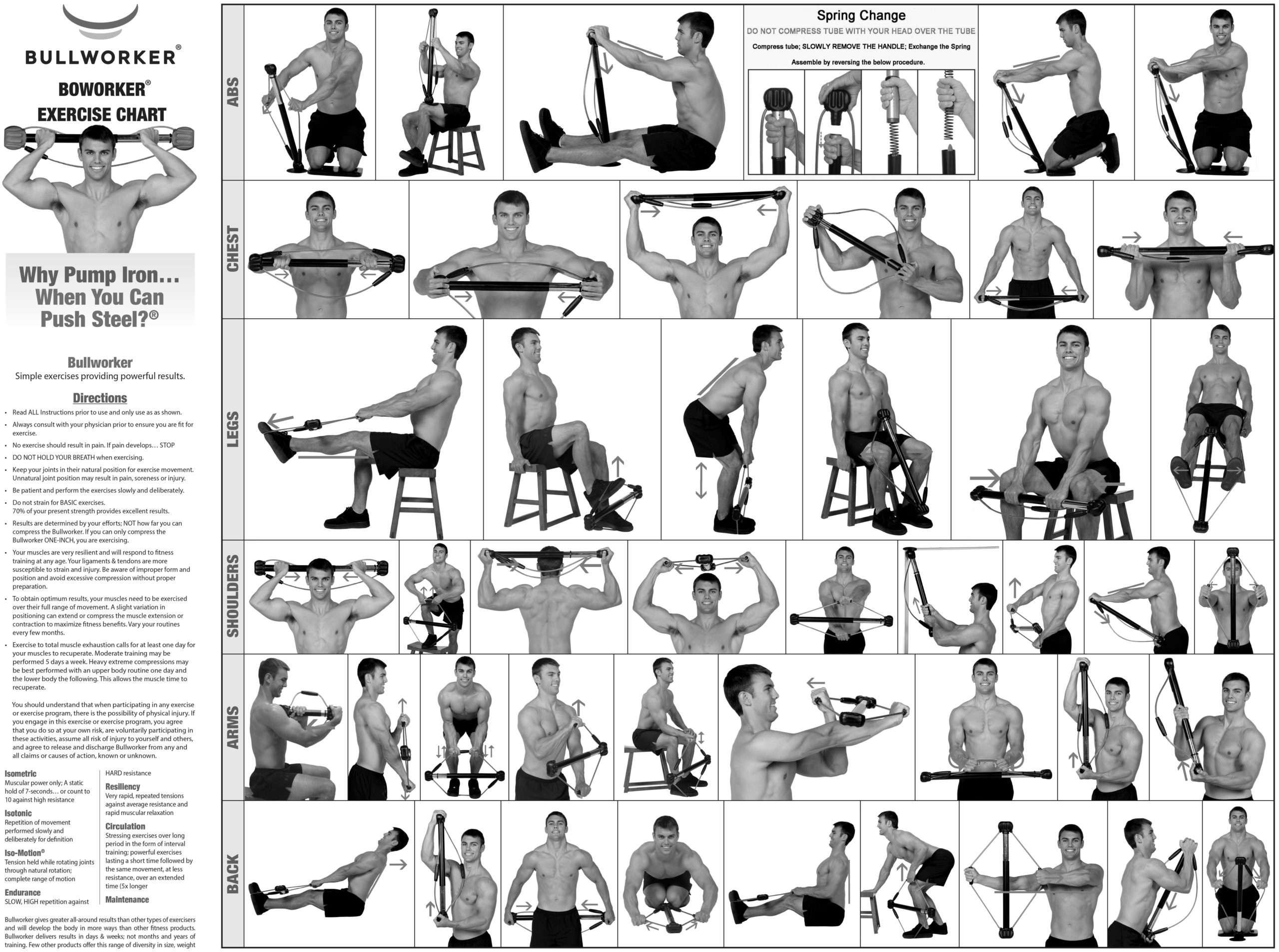 Download Free Wallpaper Size Bullworker Exercise Charts