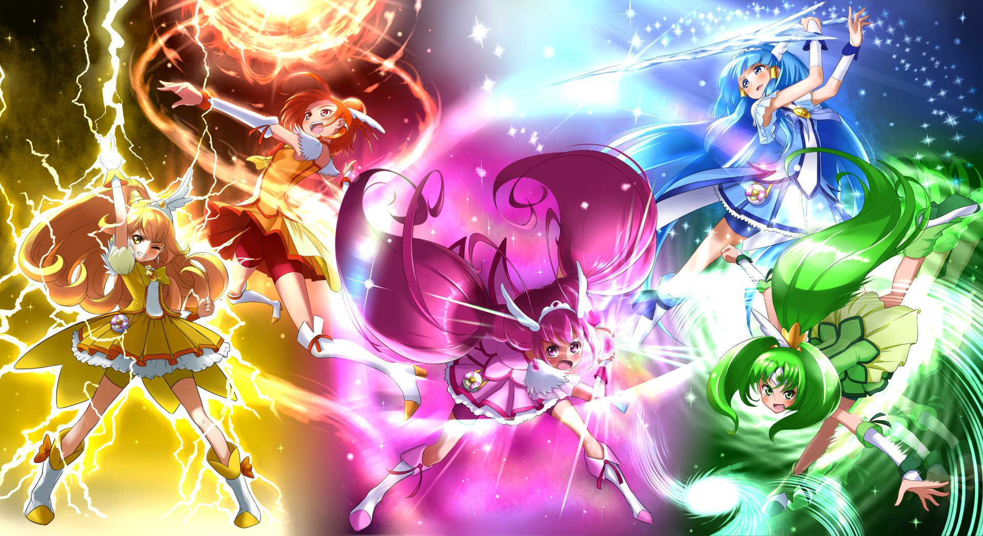 Smile precure hd papers und hintergrãnde