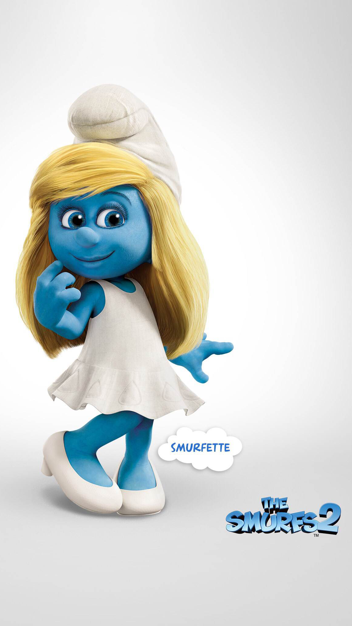 Smurfette wallpaper for iphone pro max x