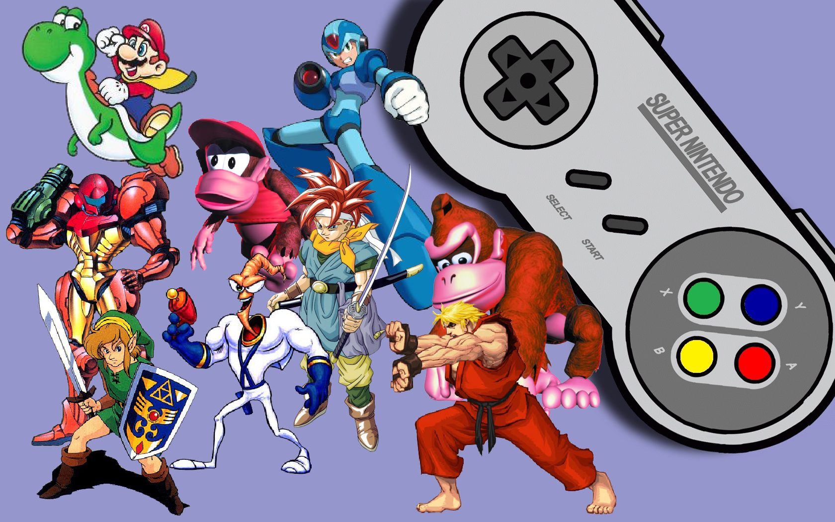 Snes wallpaper by thesketchgamr on