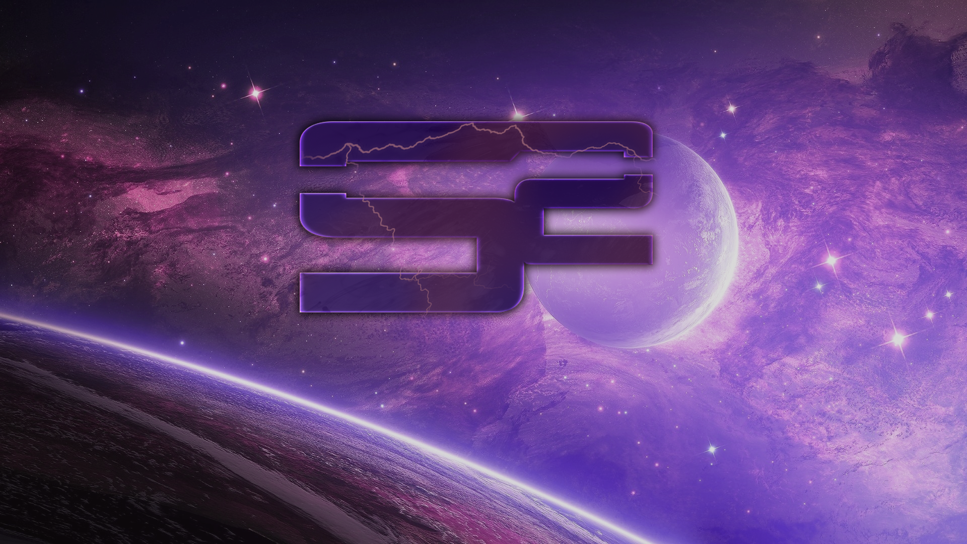 Soar gaming wallpaper galaxy edition by fearfoxdesigns on