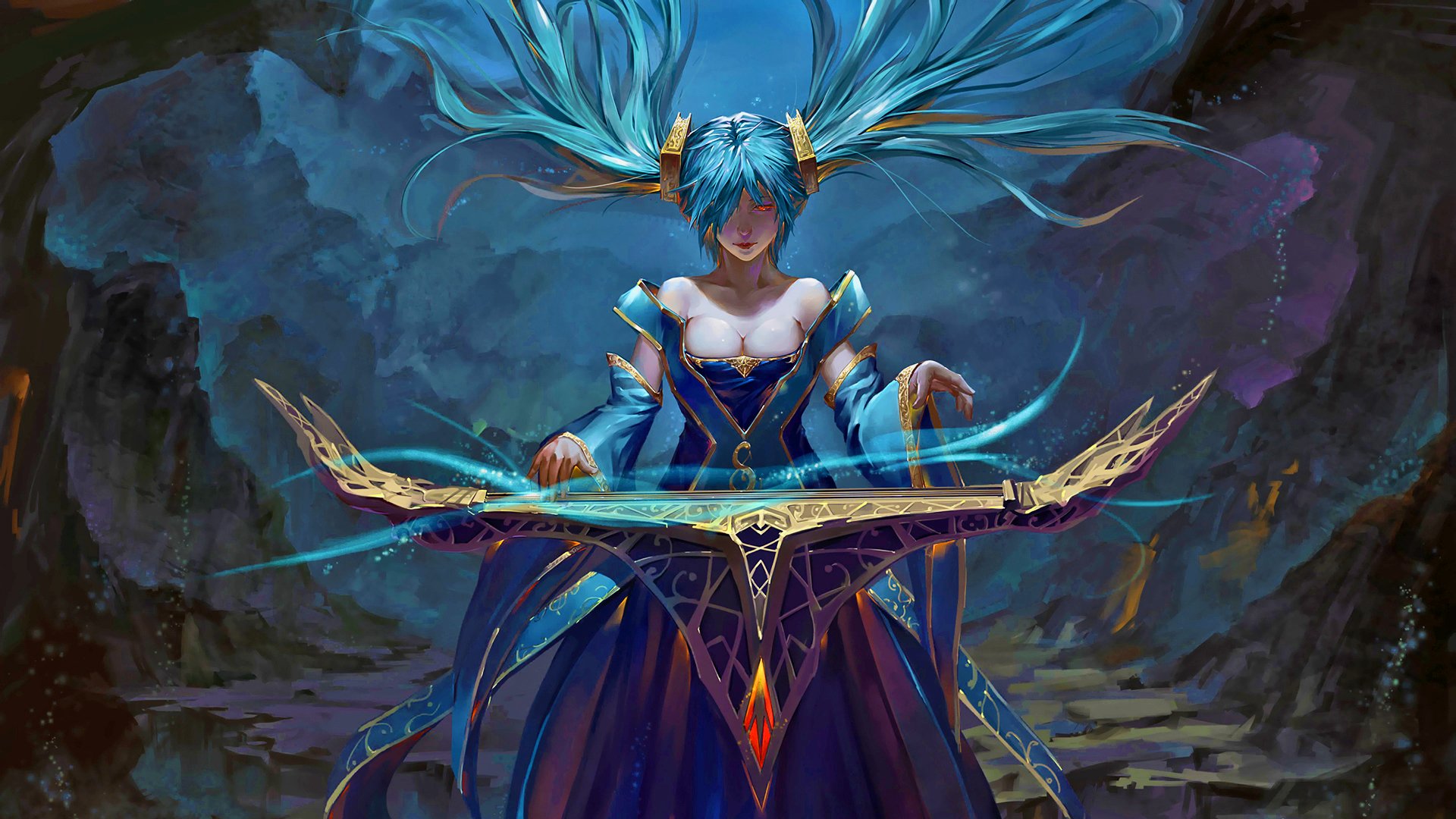 Sona league of legends hd papers und hintergrãnde